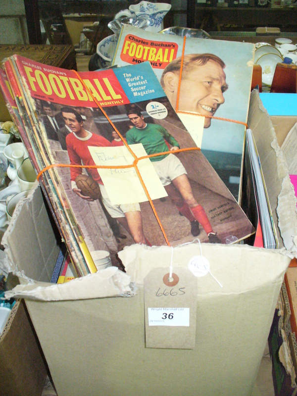 A Collection of vintage Charles Buchans football magazines circa 1962.
