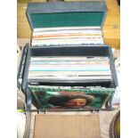 A Collection of LP's to 2 cases , Spandau Ballet  other 1980's and easy listening.