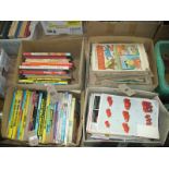 2 Boxes of children's annuals , circa 1980,