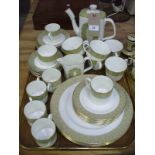 A Royal Doulton " Sonnett" tea and dinner service.