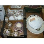 A Qty of Paragon gilt and floral pattern tea wares, Masons " Mandalay ",