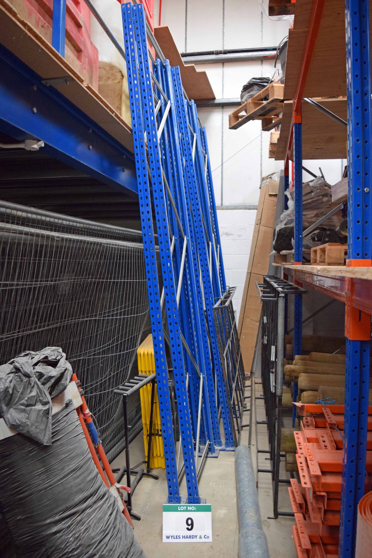 Seventeen Dismantled Bays of Heavy Duty Pallet Racking comprising Eighteen 4.6M x 0.9M Uprights &