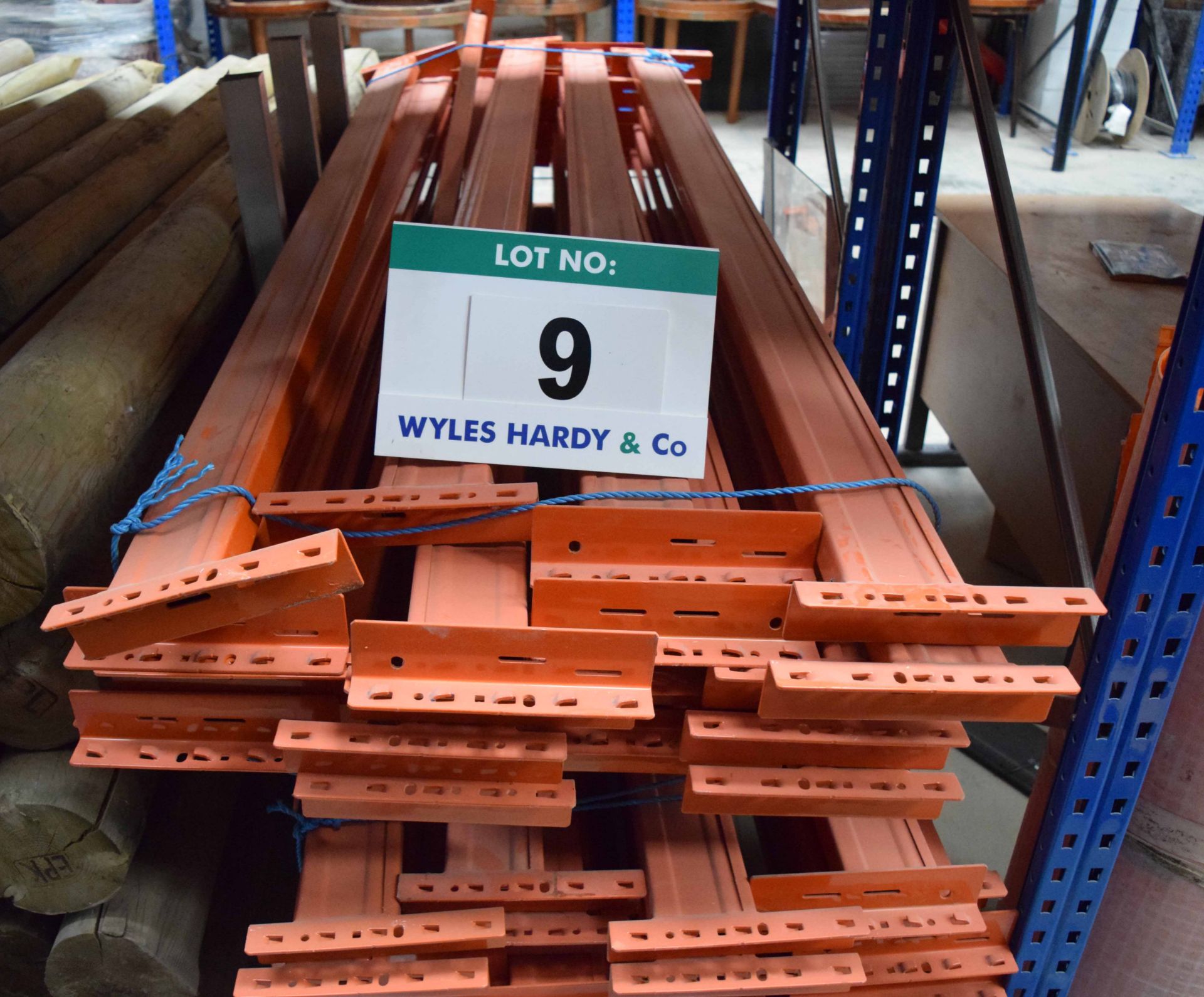 Seventeen Dismantled Bays of Heavy Duty Pallet Racking comprising Eighteen 4.6M x 0.9M Uprights & - Image 3 of 3