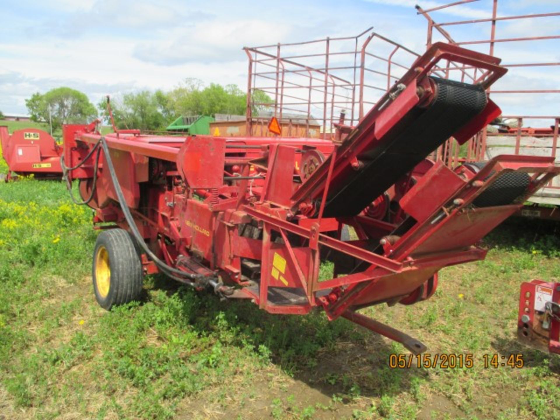 NH 276 square baler w/thrower, SN:293138 - Image 2 of 3