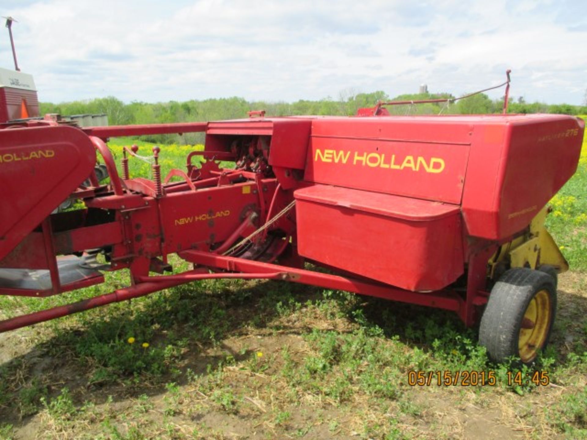 NH 276 square baler w/thrower, SN:293138 - Image 3 of 3