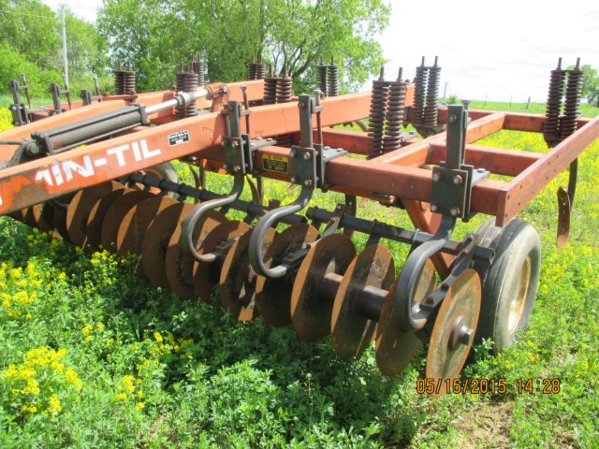 Allis-Chalmers 1500, min-til, 9-shank, disc chisel - Image 2 of 3