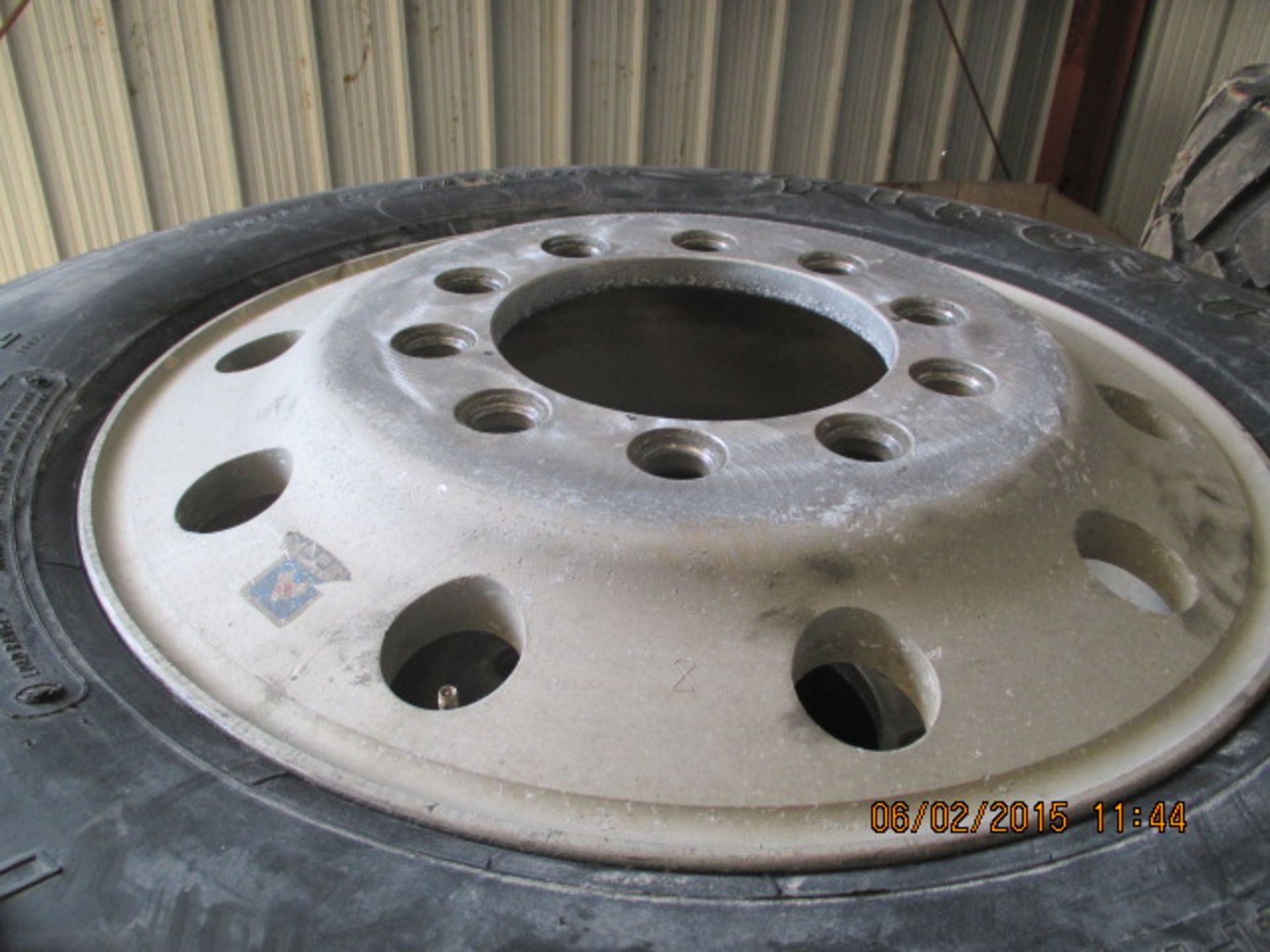 (4) 11R24.5 tires/wheels - Image 2 of 2