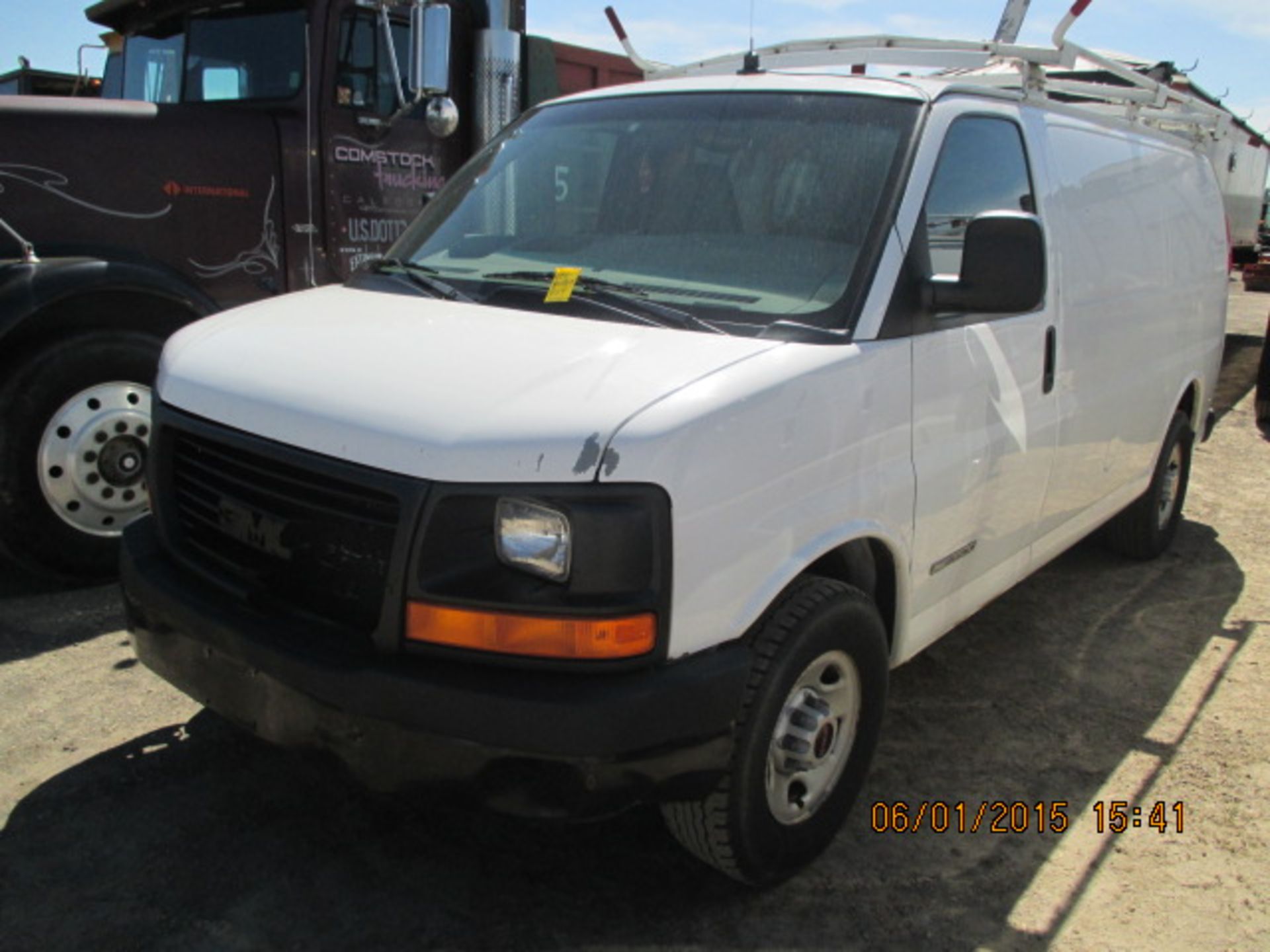 2003 GMC 3/4-ton cargo van, auto, gas, 286,380 miles, VIN:1GTGG25V331902831