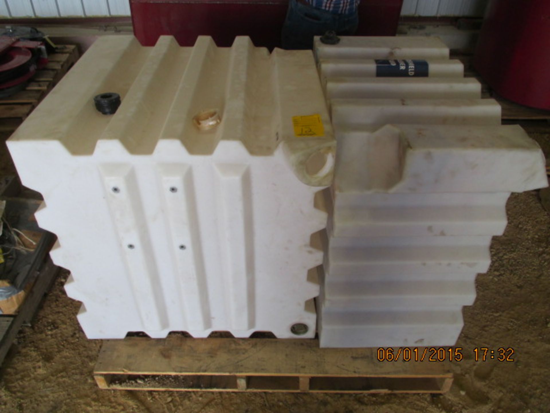 (2) poly tanks