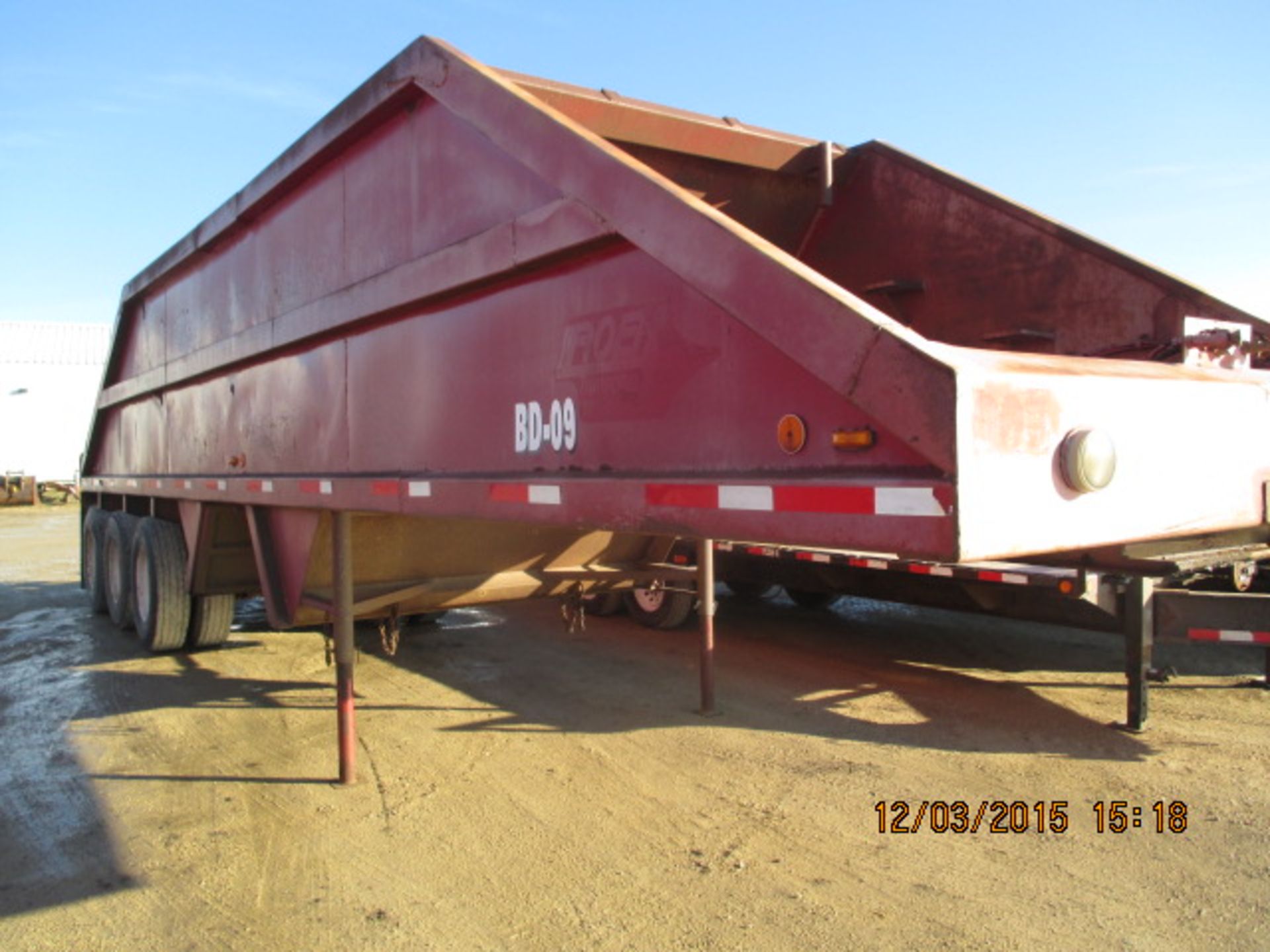 TITLE-Homemade tri-axle belly dump, missing VIN plate, unit BD-09 - Image 2 of 5