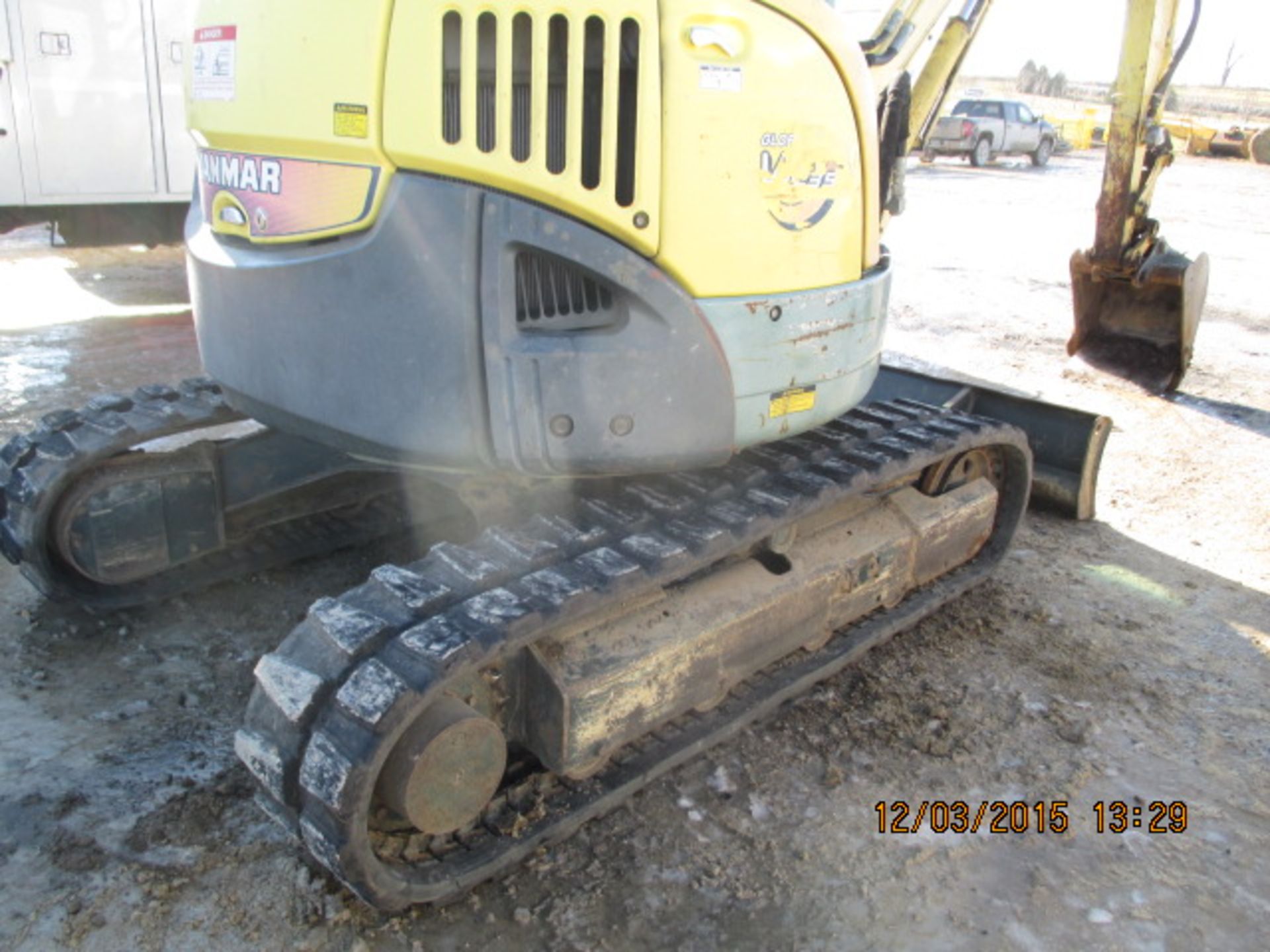 Yanmar Vio35, mini-excavator, open rops, 1,919-hrs (unverified), SN:25819B - Image 3 of 5