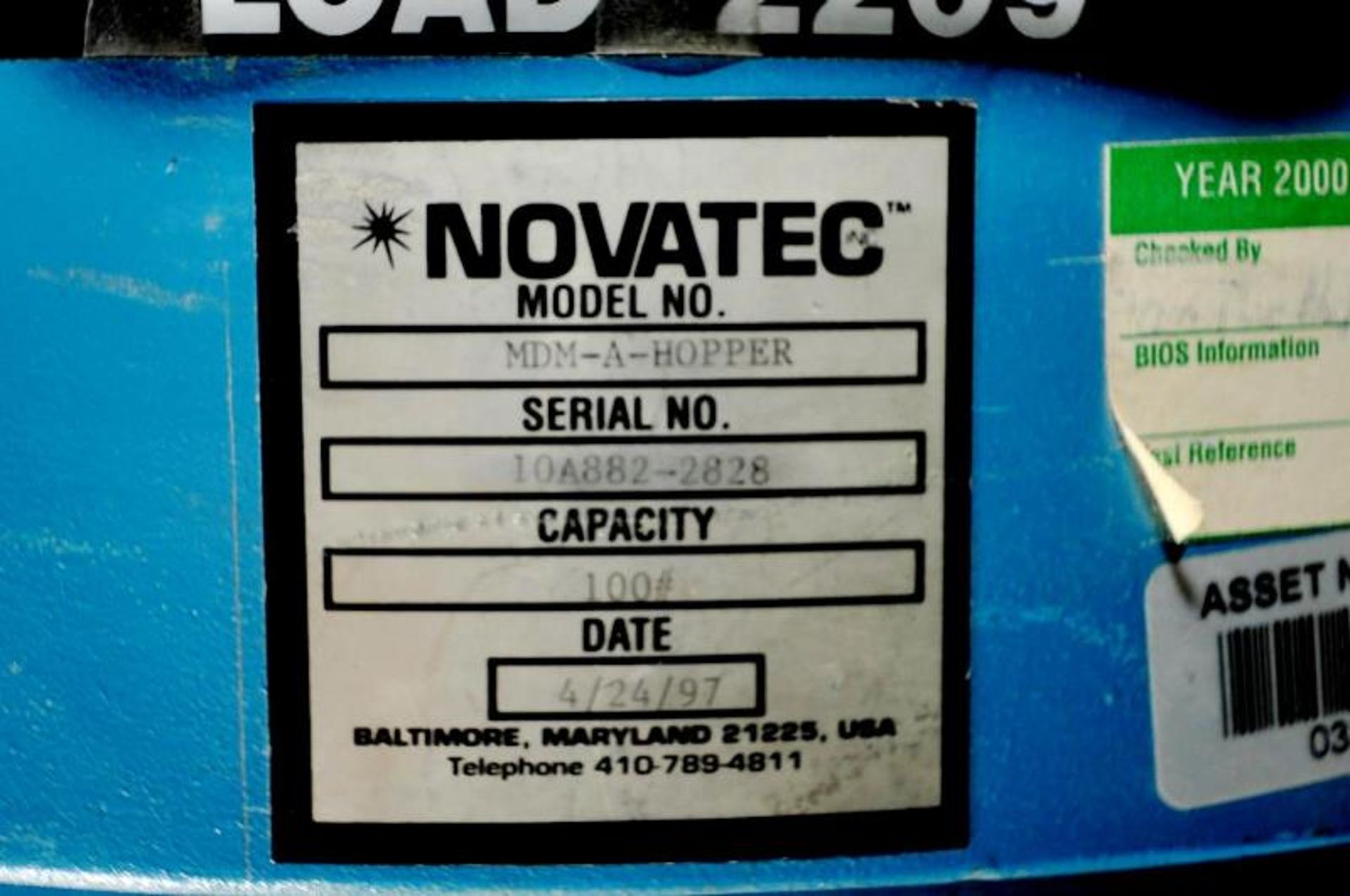 Dryer, brand: Novatec, usage: plastic overmolding machine, condition:  good. Location: Cd. Juarez or - Image 7 of 9