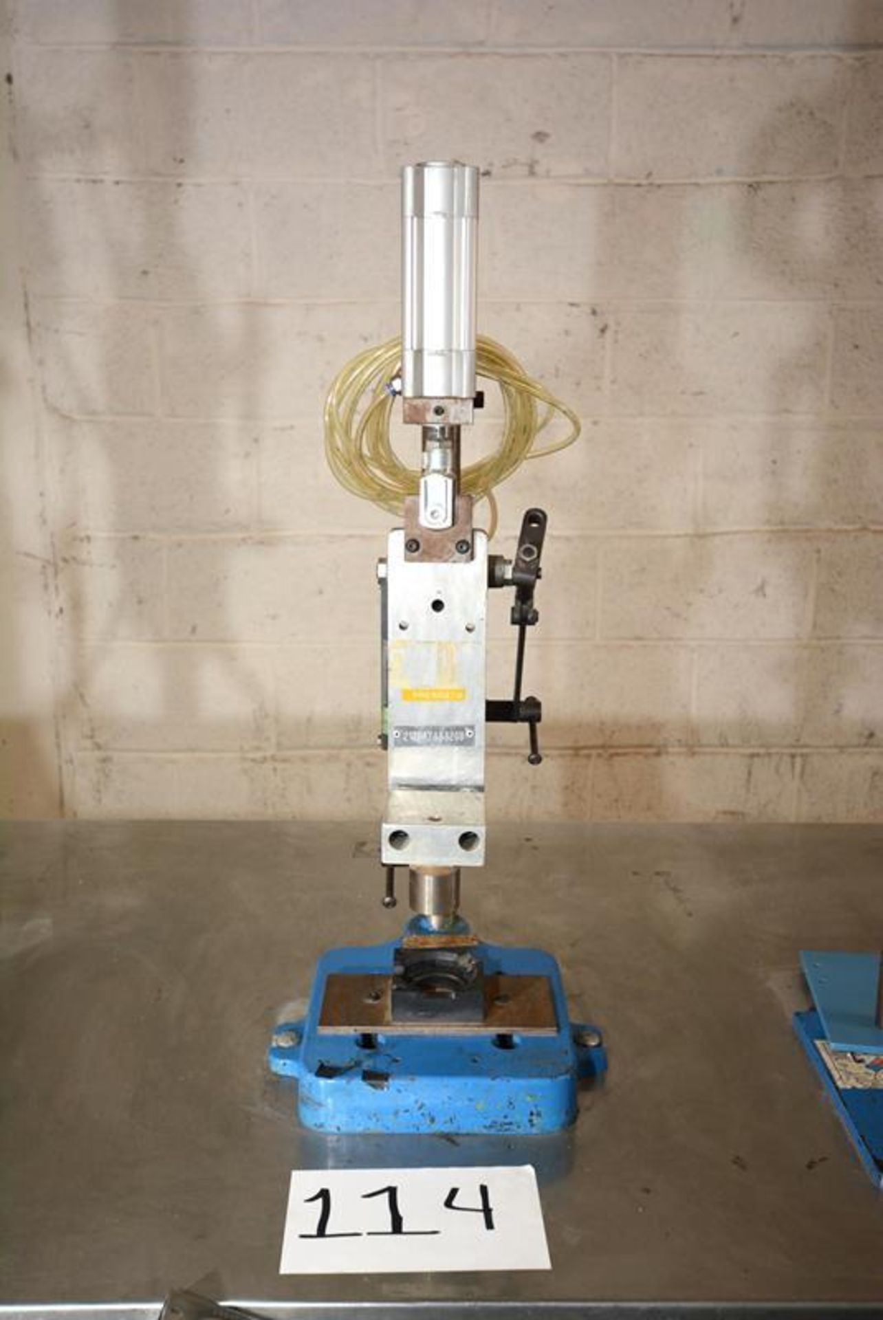 Workstation with two press. Brand: N/A. Model: N/A. Year: N/A. Serial Number: N/A. Possible Uses: - Image 5 of 15