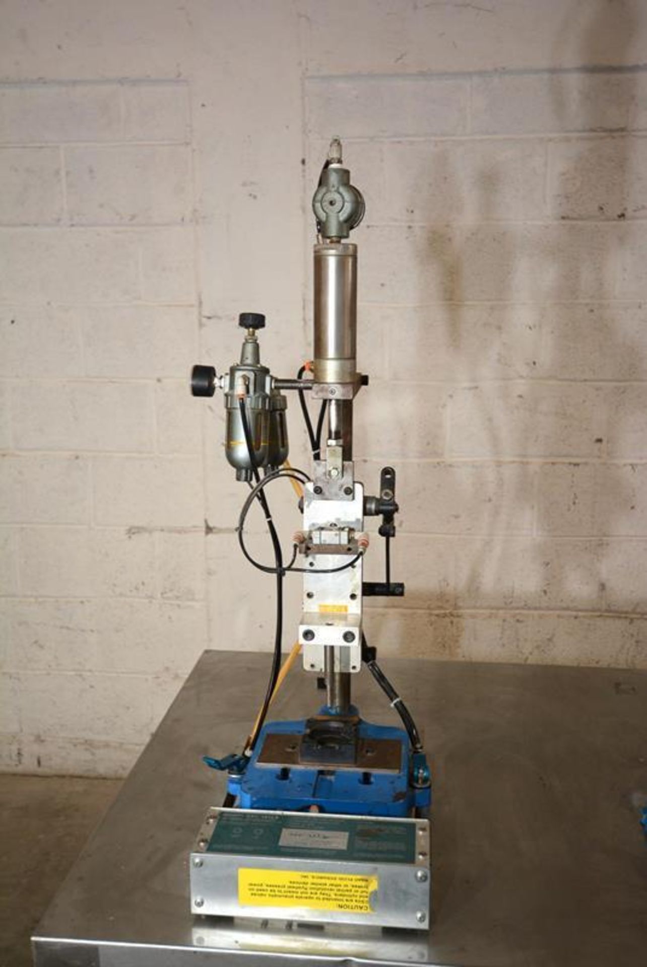 Workstation with two press. Brand: N/A. Model: N/A. Year: N/A. Serial Number: N/A. Possible Uses: - Image 4 of 15