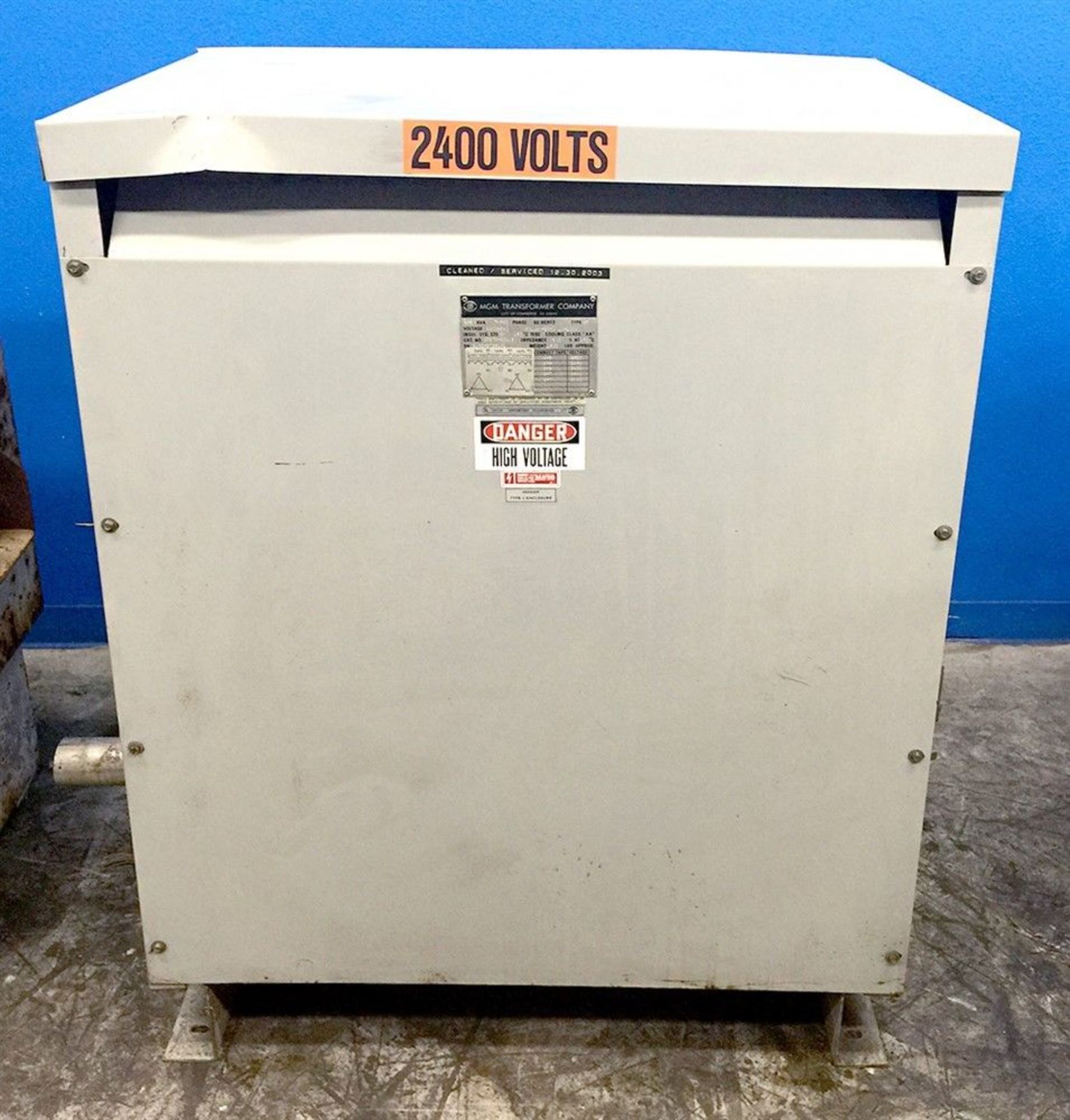 MGM HEAVY DUTY 225 KVA THREE PHASE INDOOR TYPE TRANSFORMER