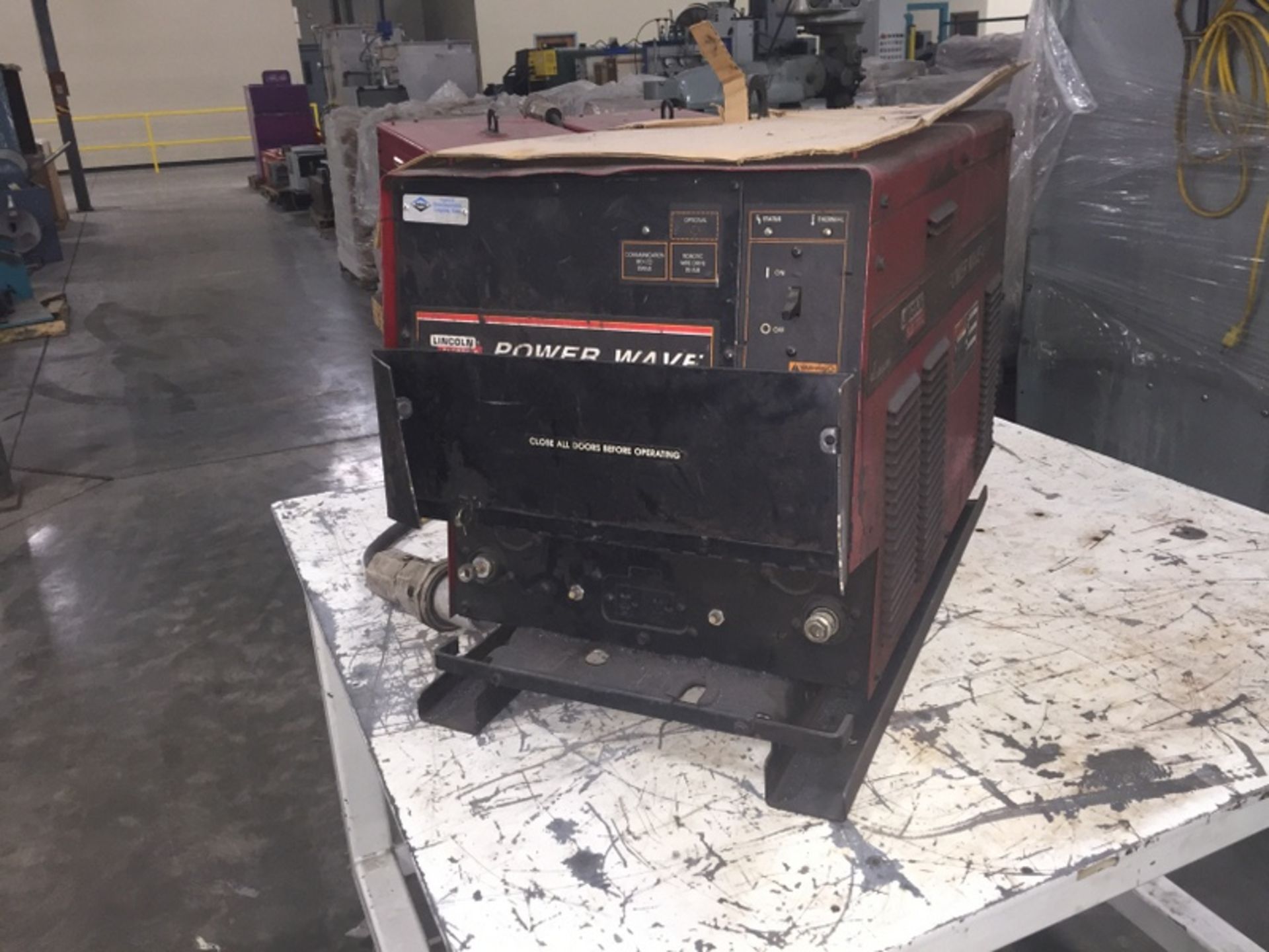 Lincoln Electric Power Wave 455M Robotic Arc Welder,  Constant Current, Constant Voltage, DC Output,