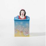 Harma Heikens (Groningen 1963) Snow White (1993) Painted plaster and wood (bust and stand), H. 98