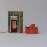 Harma Heikens (Groningen 1963) a) House Cardboard, wood, paint, plastic, iron, lace and lighting,