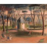 Gerard Hordijk (The Hague 1899 - Amsterdam 1958) Arcueil Park Signed and dated 39 l.l. Signed and