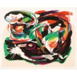 Karel Appel (Amsterdam 1921 - Zurich 2006) Têtes volantes Signed and dated 59 l.r. Numbered e.a l.