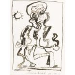 Lucebert (Amsterdam 1924 - Alkmaar 1994) Untitled Signed and dated 72-VII.5 l.m. Indian ink on