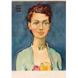 Kees van Dongen (Delfshaven 1877 - Monte Carlo 1968) Hommage to Marie-Claire Signed l.m. and