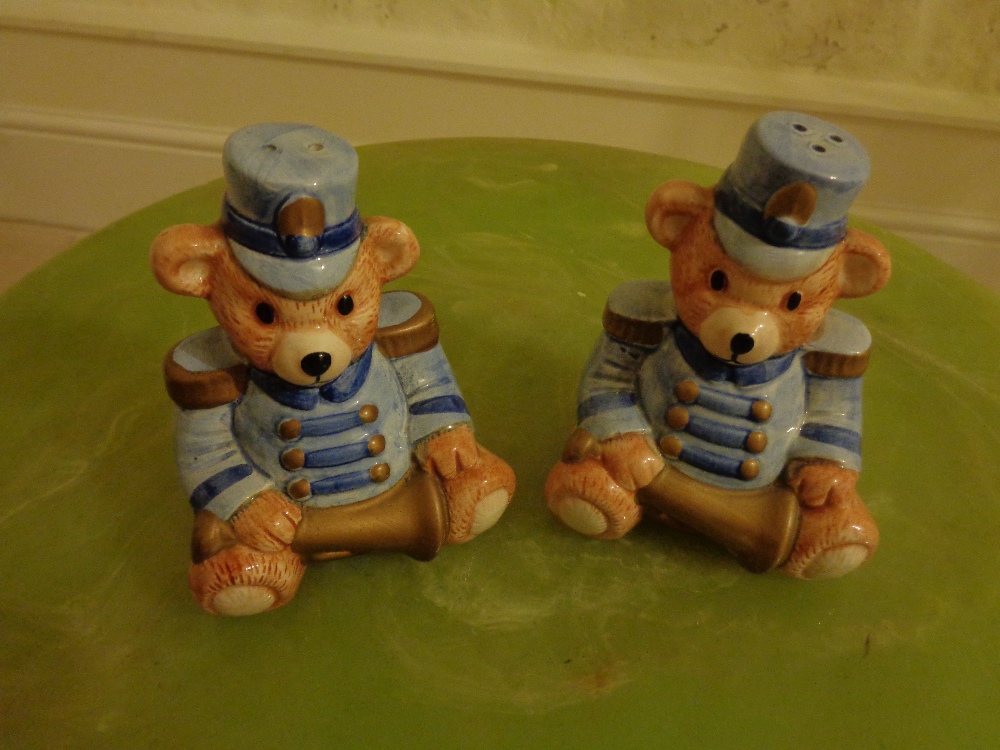 SOLIER BOY COOKIE JAR AND SALT/PEPPER POT - Image 3 of 5