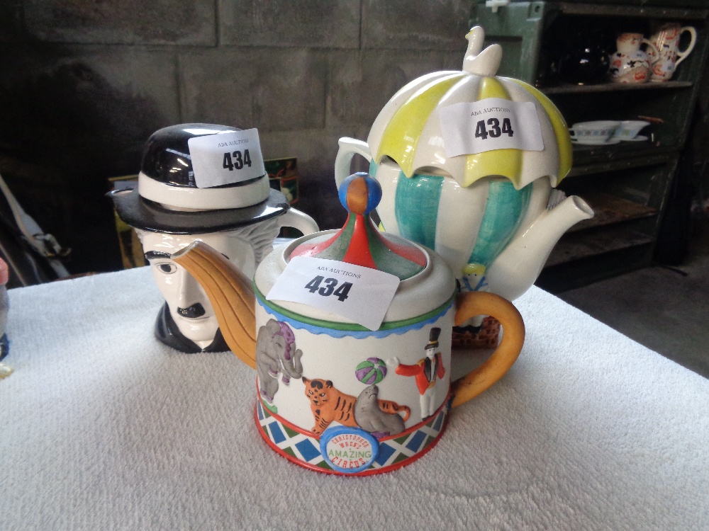 CHARACTER TEAPOTS