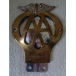 AA BRASS BADGE