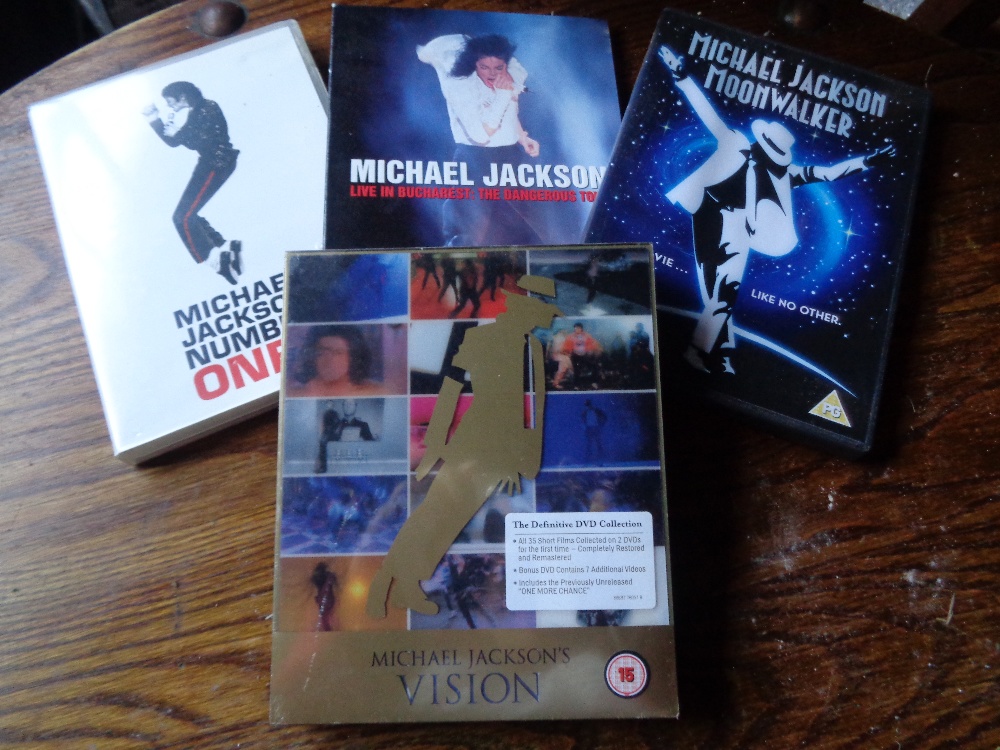 MICHAEL JACKSON CDS AND DVDS