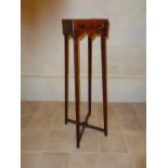 TALL WOODEN PLANT STAND