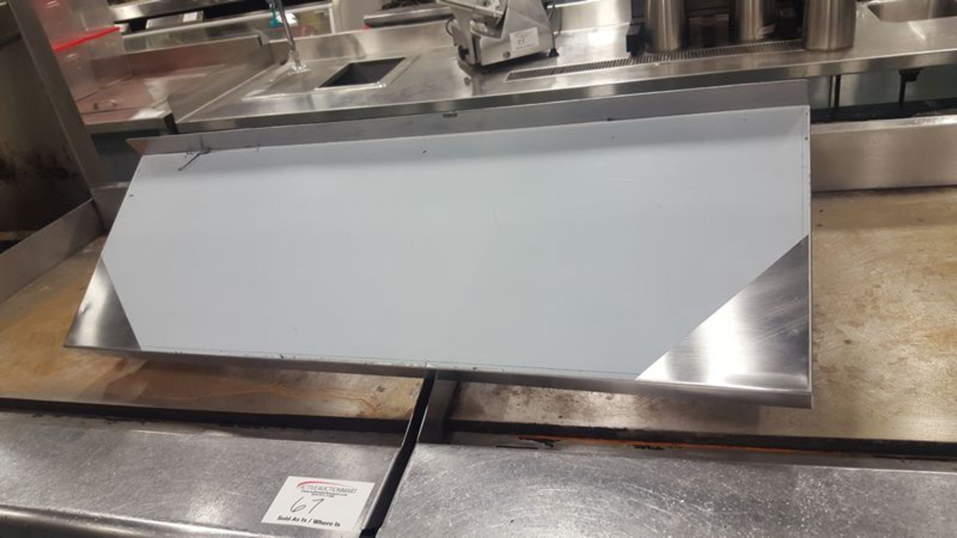 48 x 12" Stainless steel wall shelved - new