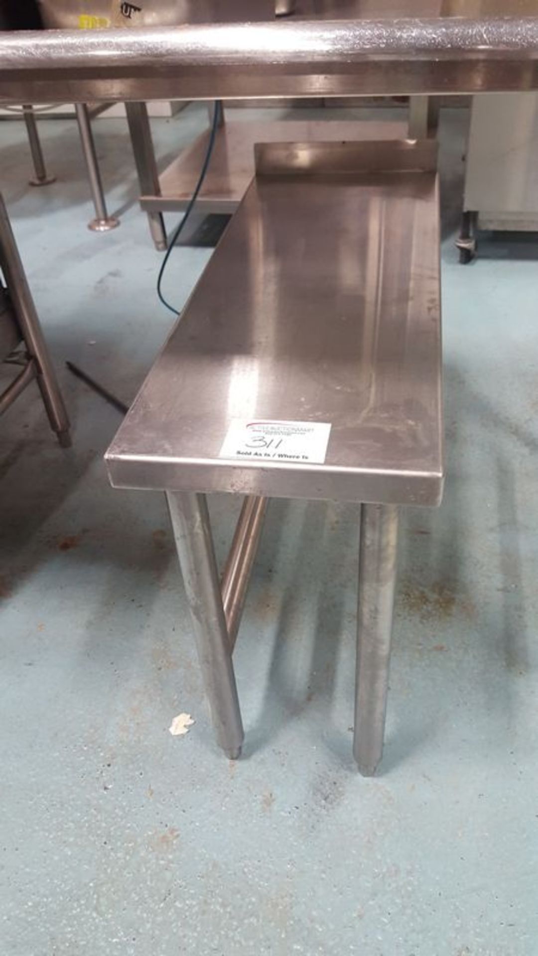 Custom 30 x 12" Stainless steel equipment stand