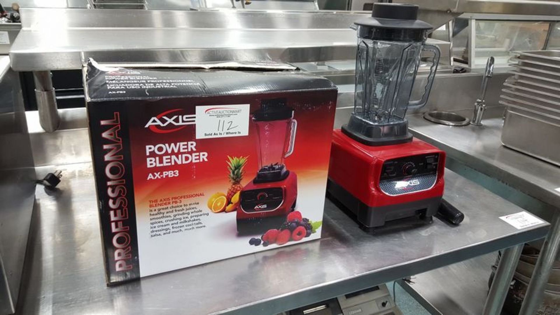 Unused Axis Professional Power Blender,  Variable Speeds, 64 oz. / 2 Litre Jug
