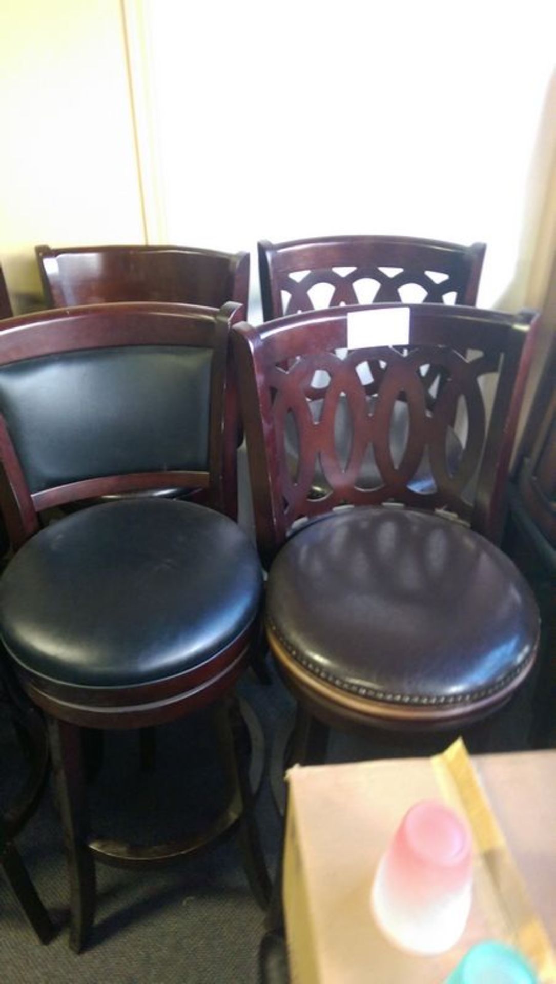 4 Padded Bar Stools