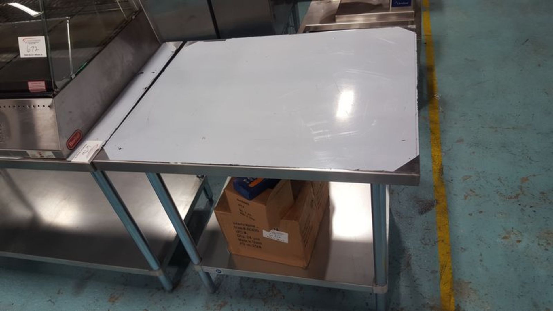 30 x 36" Unused 2 Tier Stainless Steel Work Table