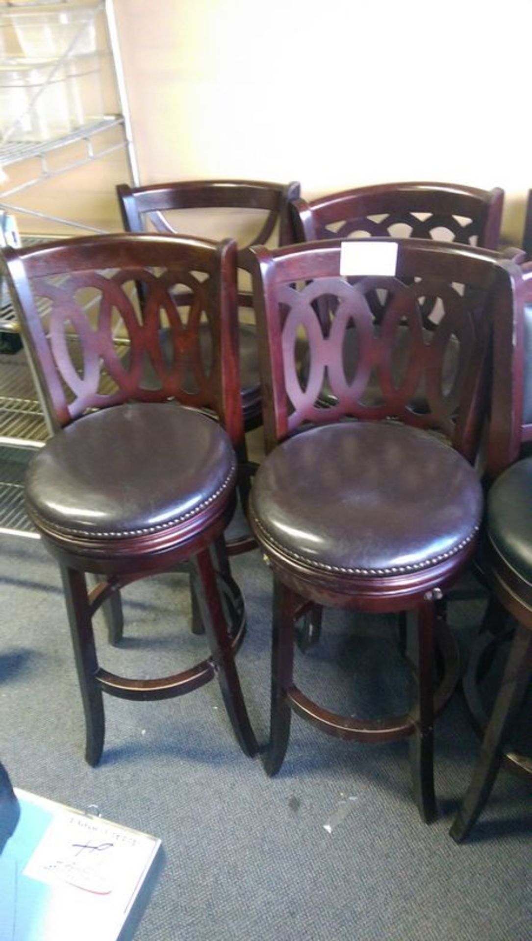 4 Padded Bar Stools