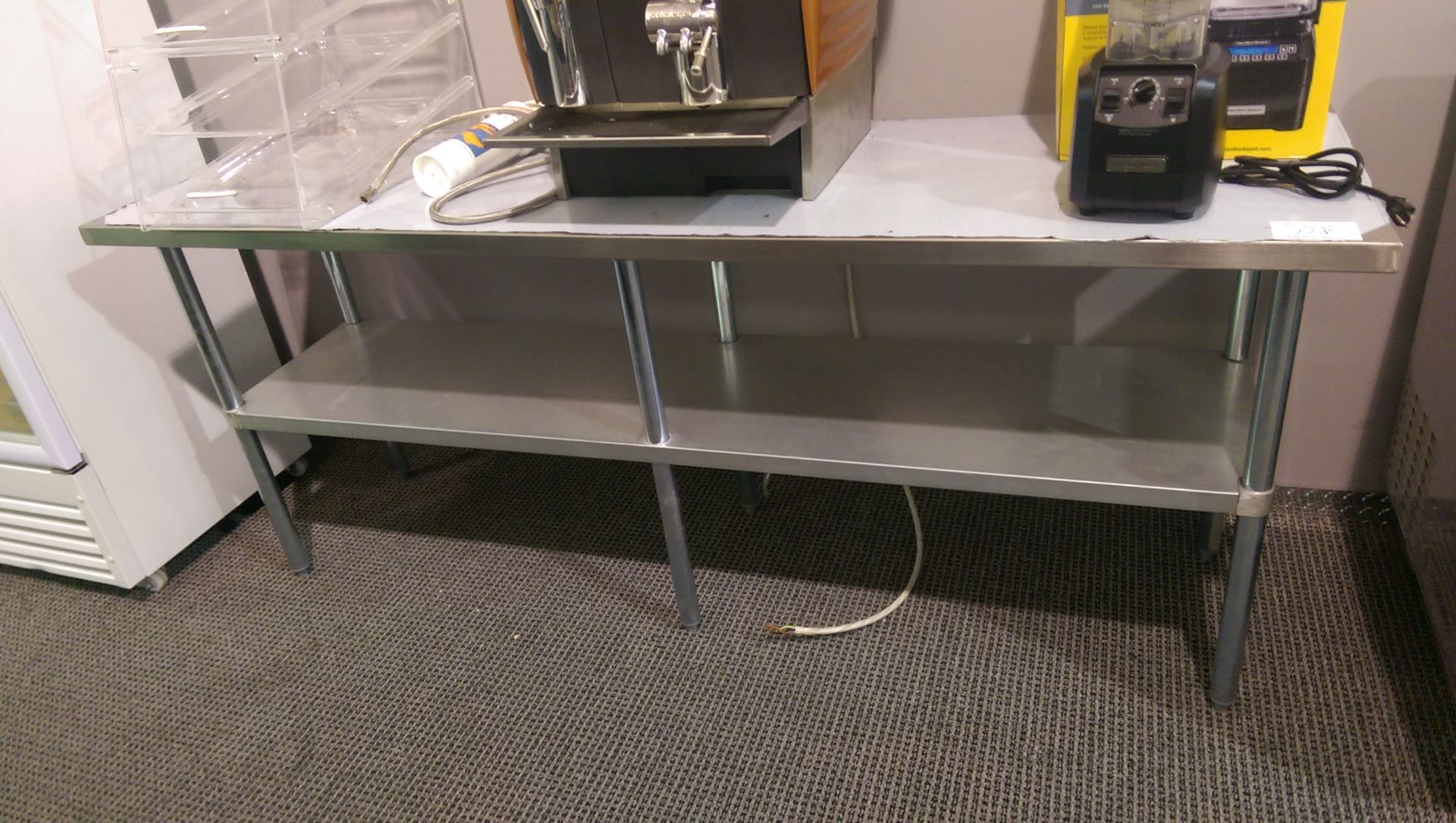 24 x 84" New 2 Tier Stainless Steel Work Table