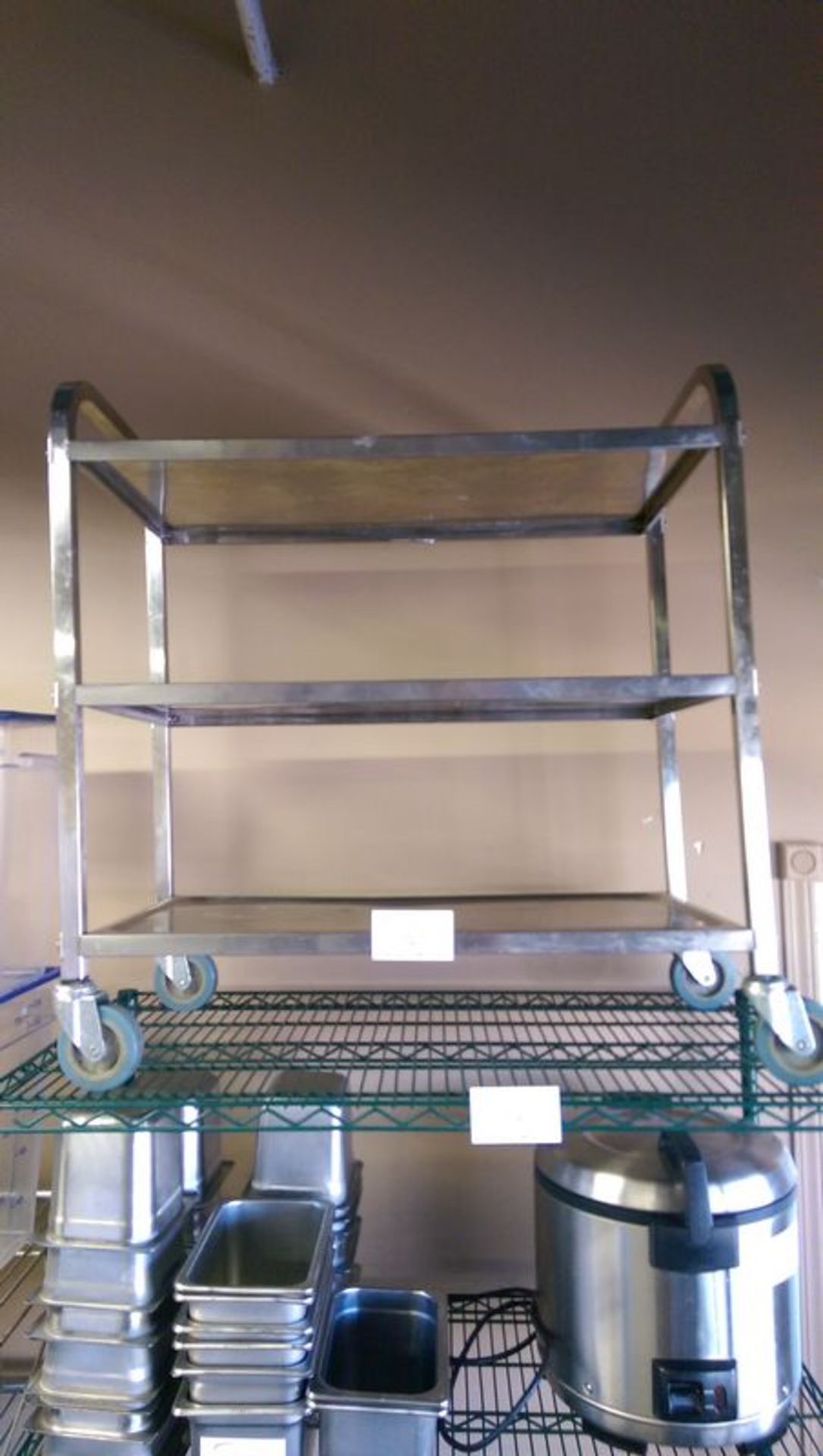 3 Tier Stainless Steel Trolley