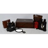 A Victorian rosewood writing slope,