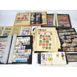 A quantity of stamps, various collections to include duplicates,