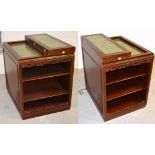 Two 20th century Oriental hardwood cabinets,