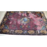 A large rectangular wool rug,