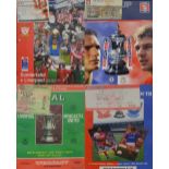 A folder of Liverpool FC programmes and accompanying tickets to include Liverpool Vs Newcastle