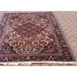 An antique Persian Borchalo rug, 184 x 144cm.