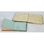 Two autograph books from the 1930s containing a number of autographs including Sir John Gielgud,