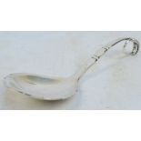 GEORG JENSEN; a large hallmarked silver fruit serving spoon, pattern no.