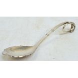 GEORG JENSEN; a silver fruit spoon, pattern no.