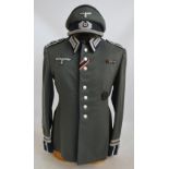 A period German Third Reich medical "Untersartz" (Dr Qualified NCO) from Sanitats Kompanie 23 tunic