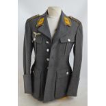 A period German Third Reich Luftwaffe NCO flight crew jacket,